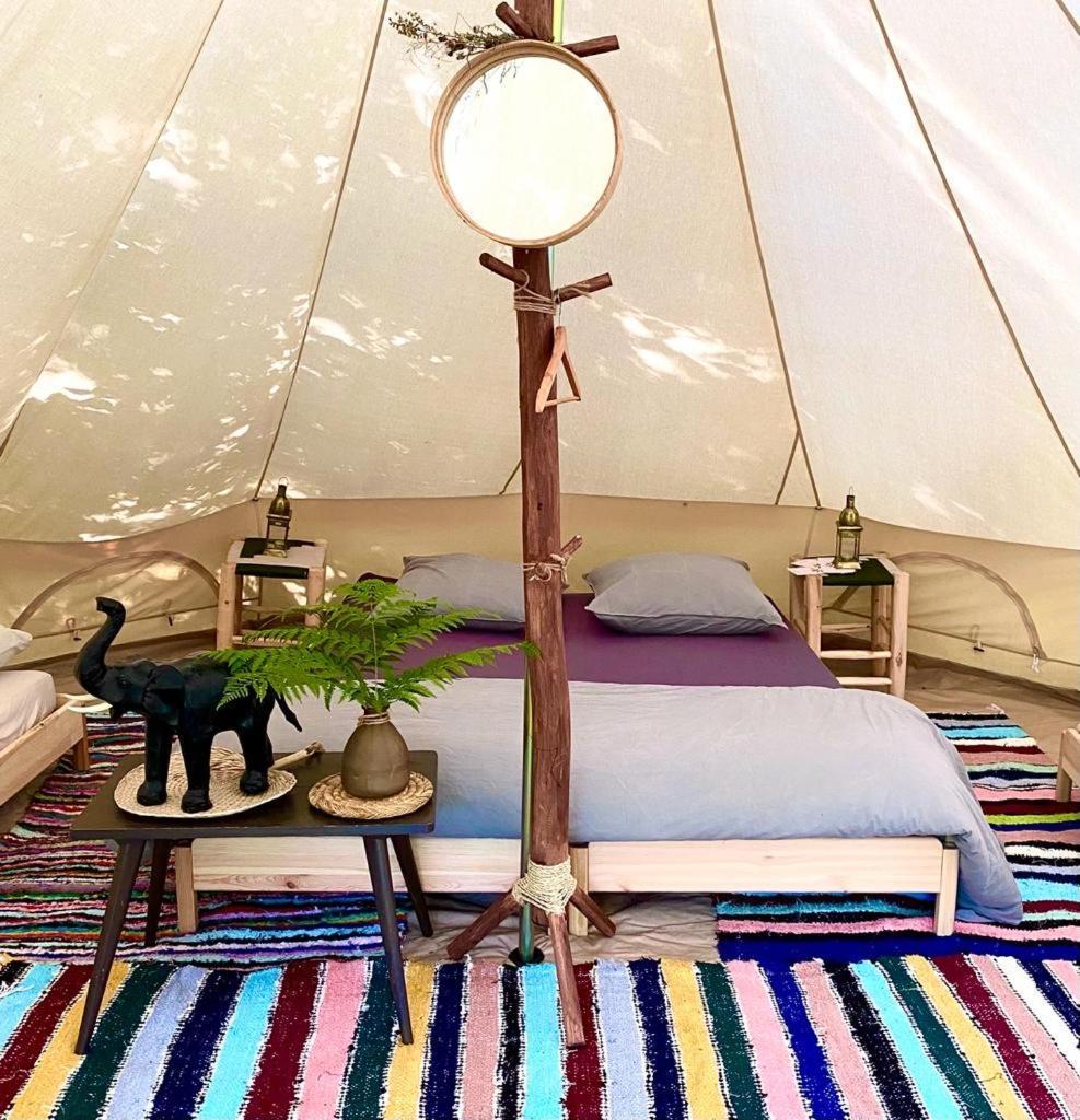 Le Travers Ajoux - Camping Gite Evenement Ngoại thất bức ảnh