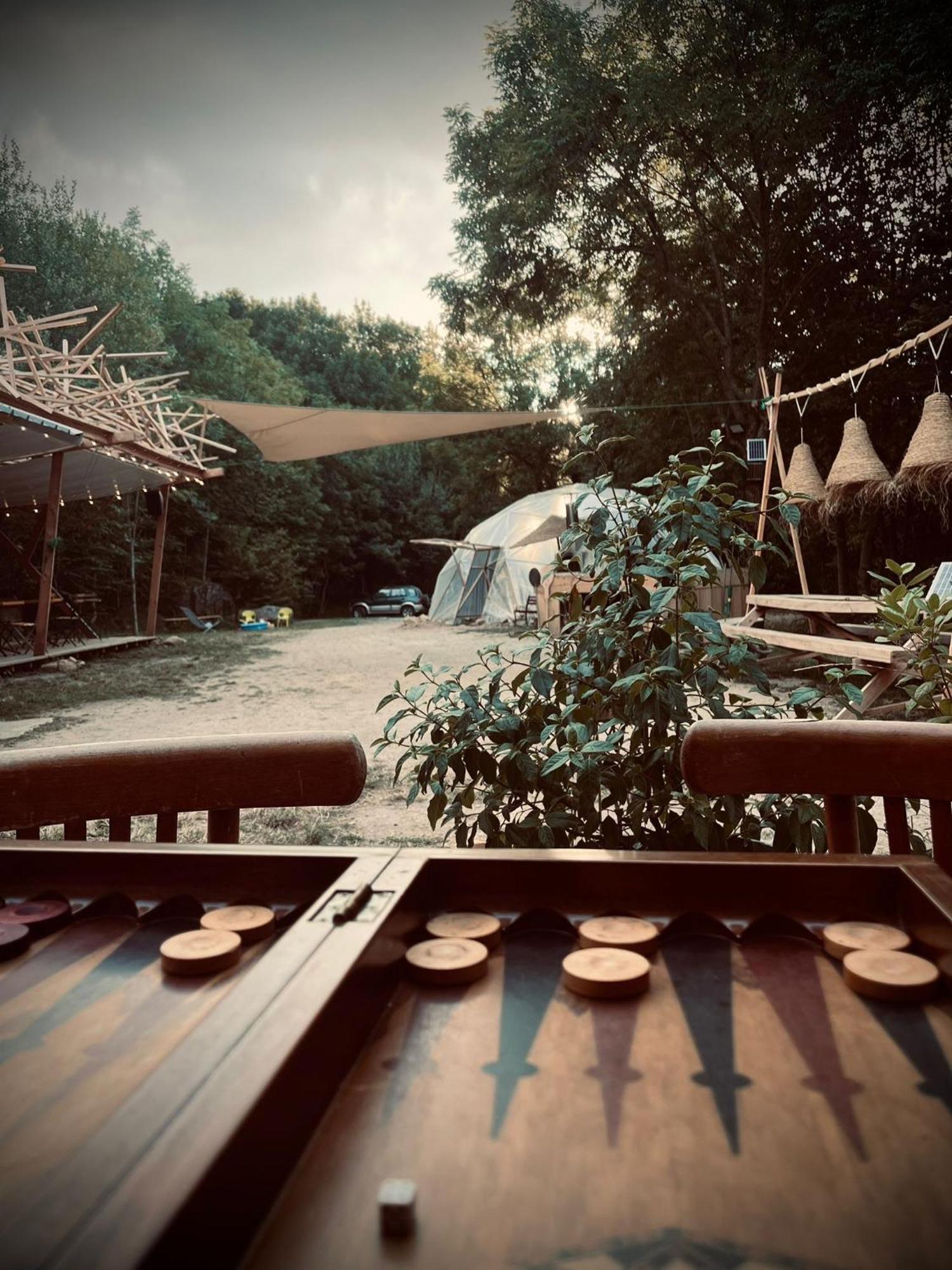 Le Travers Ajoux - Camping Gite Evenement Ngoại thất bức ảnh